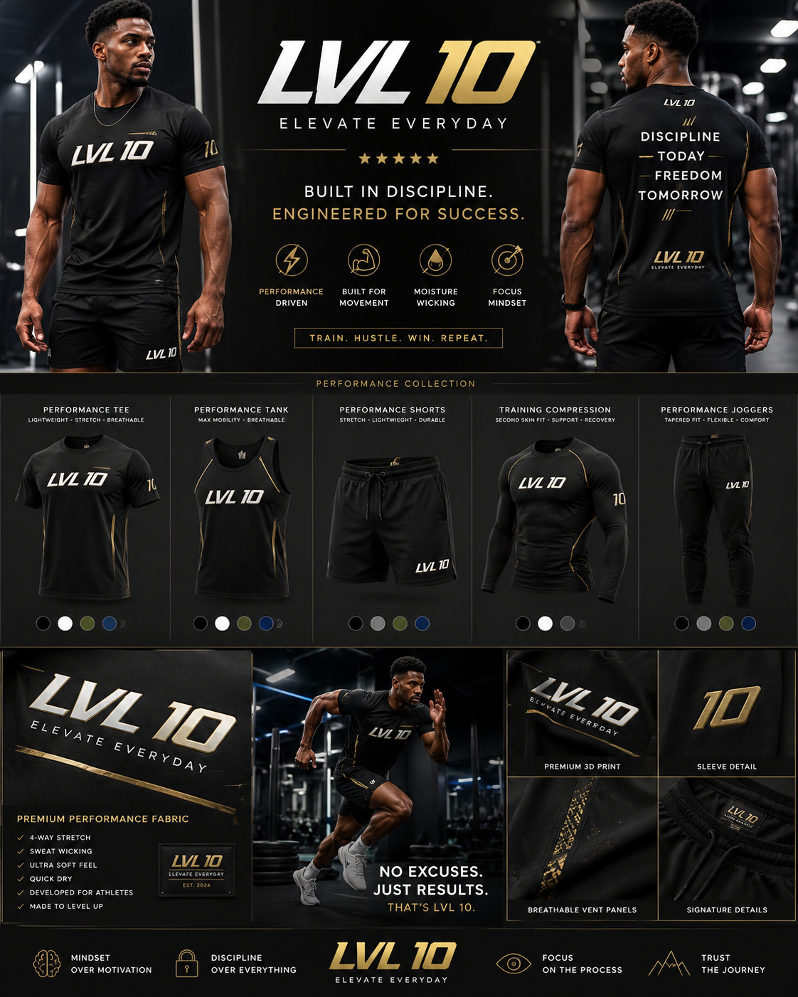 LVL 10 ATHLETIC — MEN